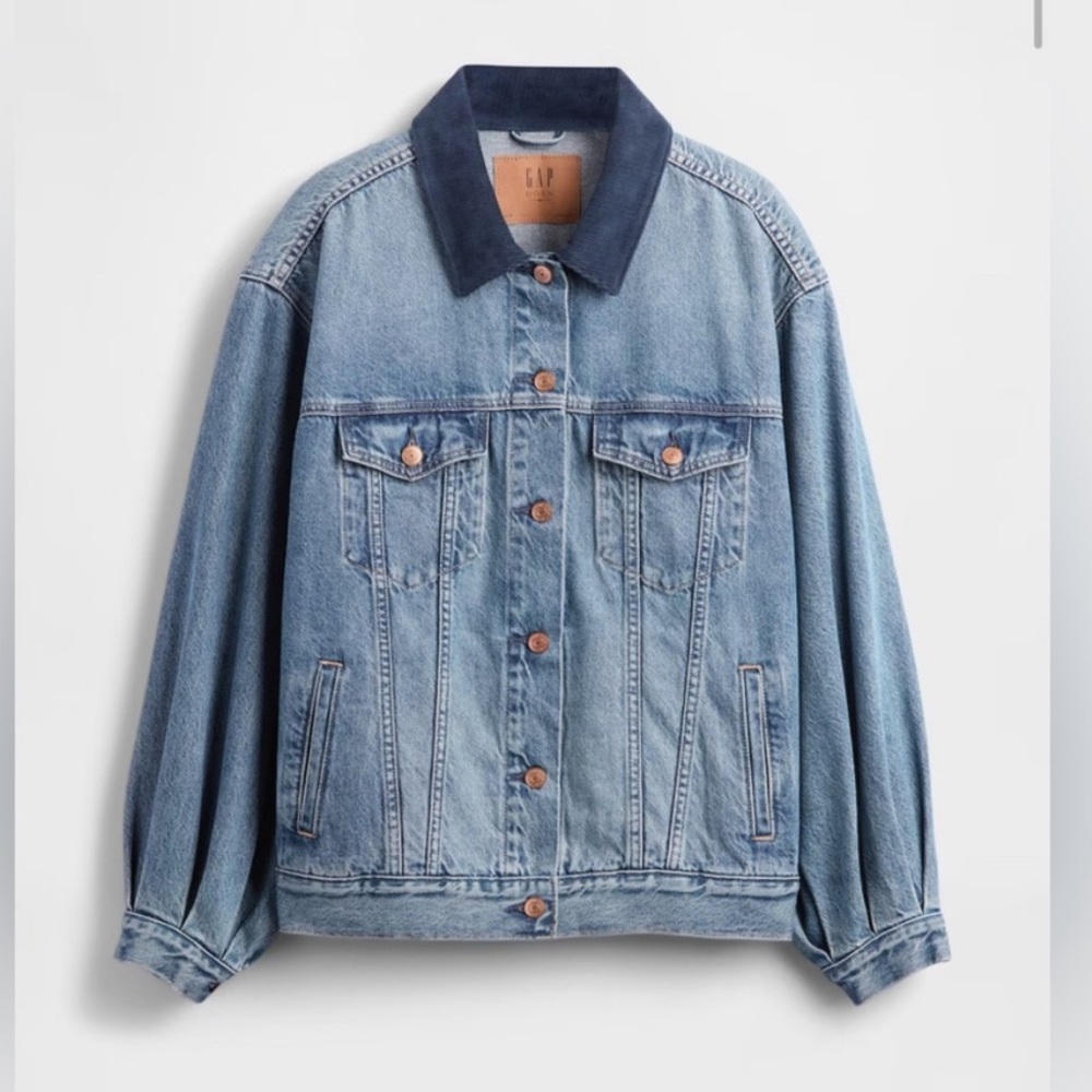 Gap × DÔEN Oversized Icon Denim Jacket, Size Small, NWT